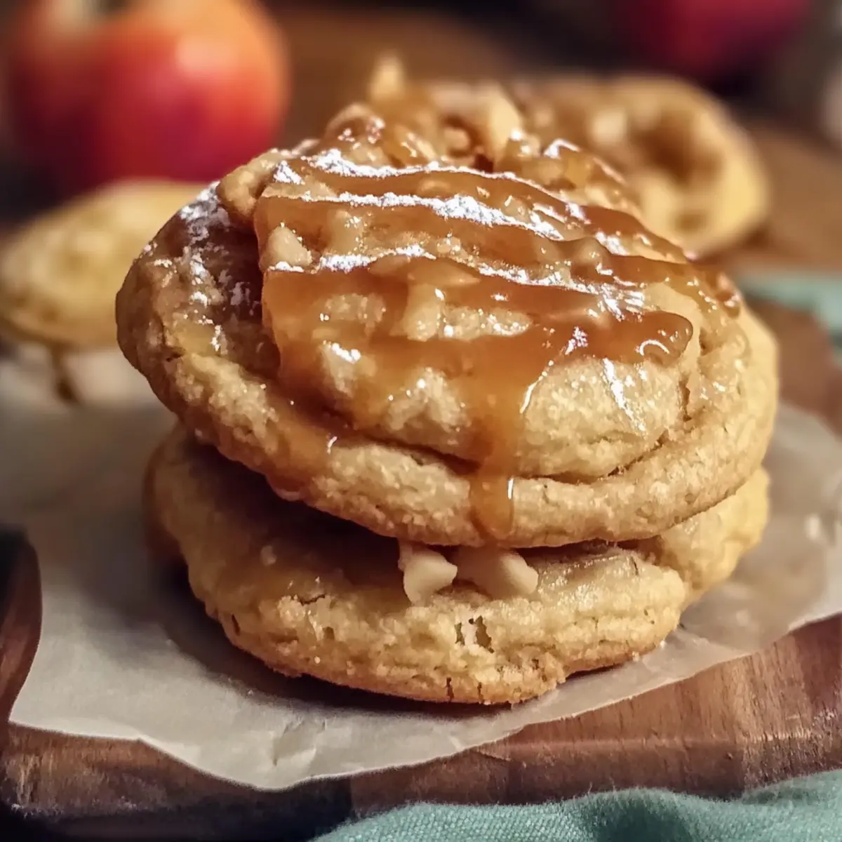 Salted Caramel Apple Pie Cookies