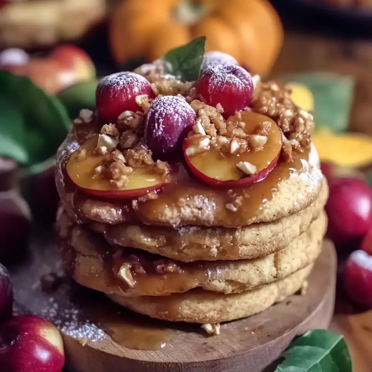 Salted Caramel Apple Pie Cookies