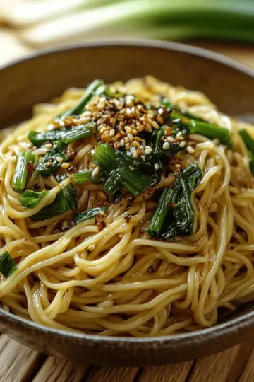 Scallion Oil Noodles