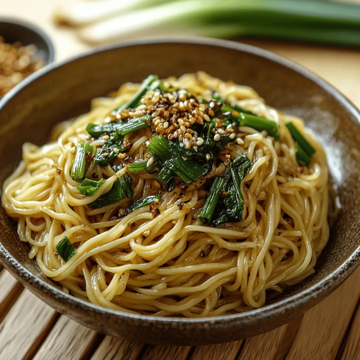 Scallion Oil Noodles