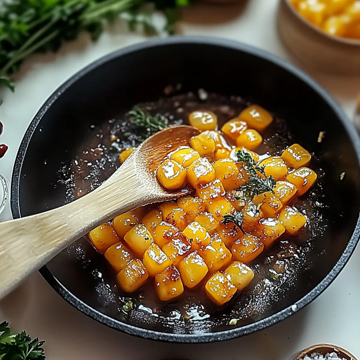 Skillet Corn with Honey Butter