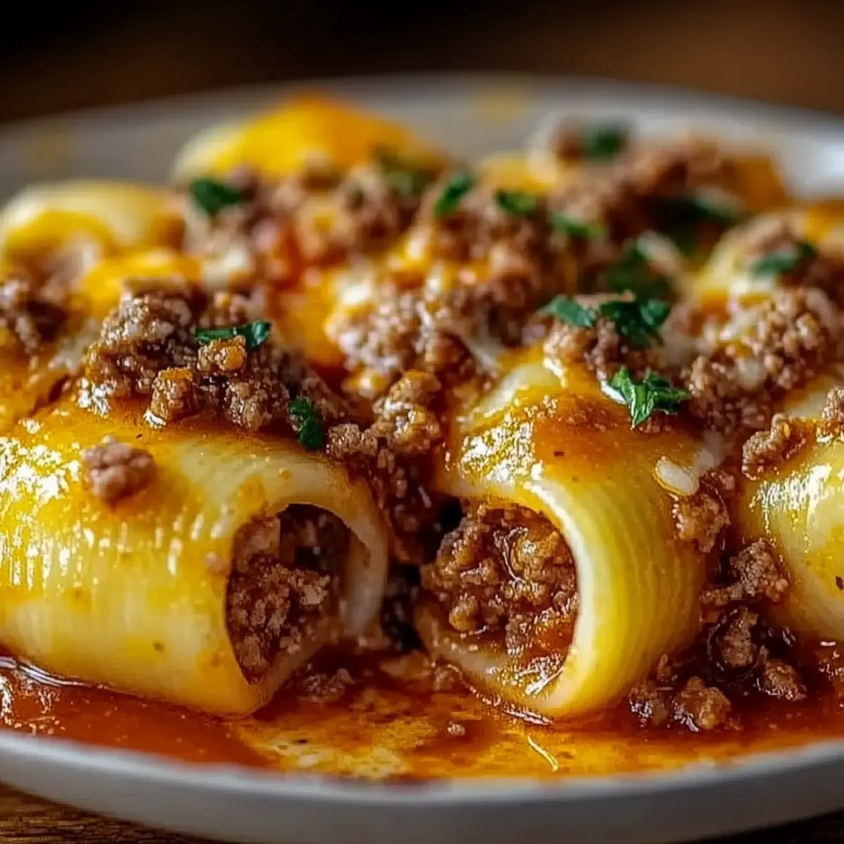 Stuffed Shells with Meat