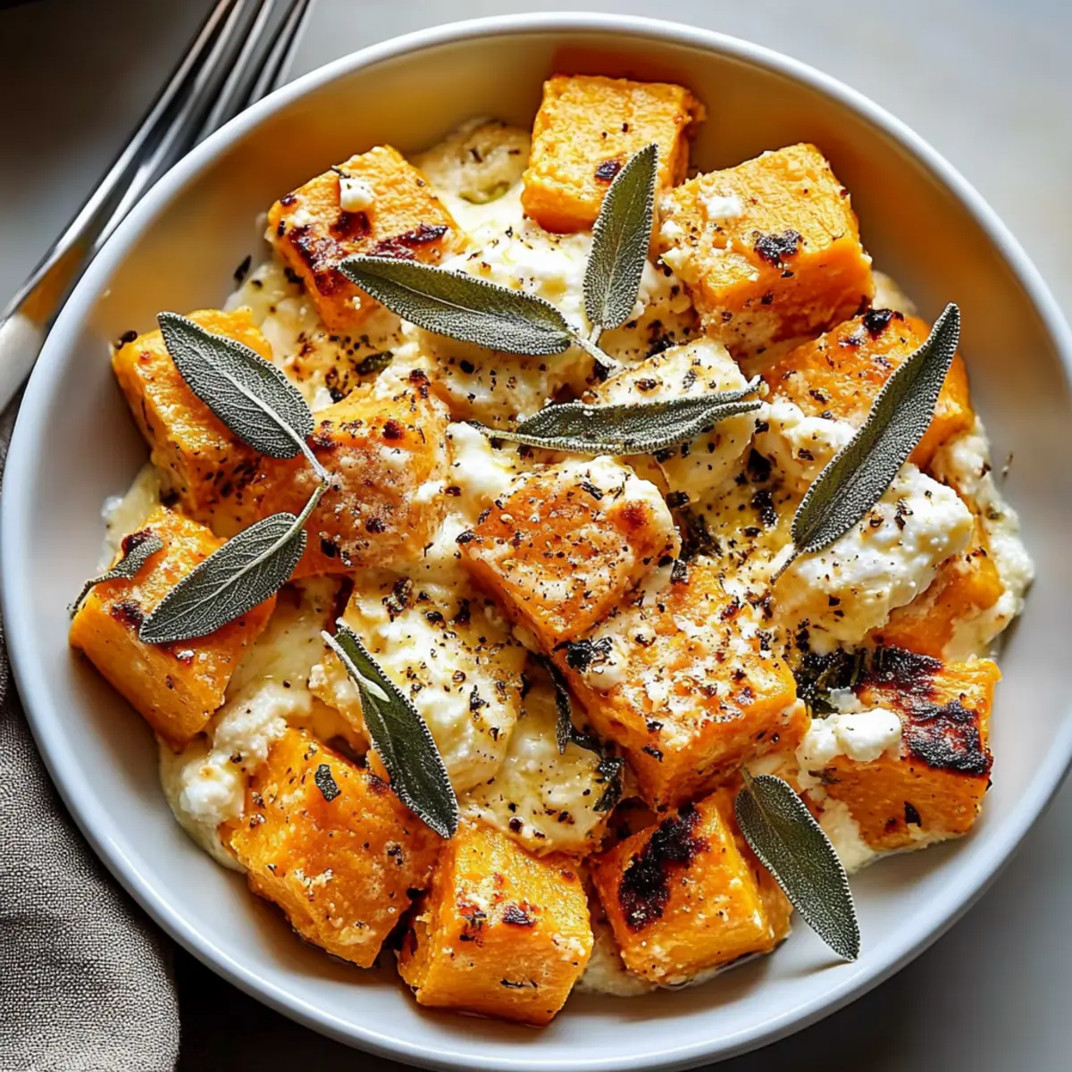 Sweet Potato Goat Cheese Sage