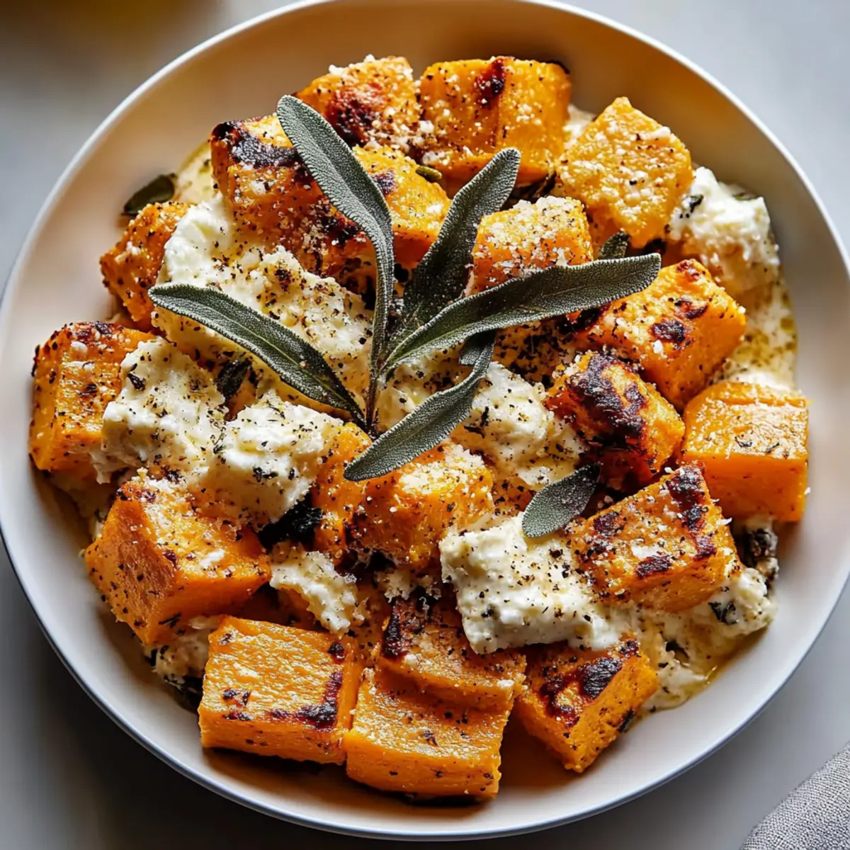 Sweet Potato Goat Cheese Sage