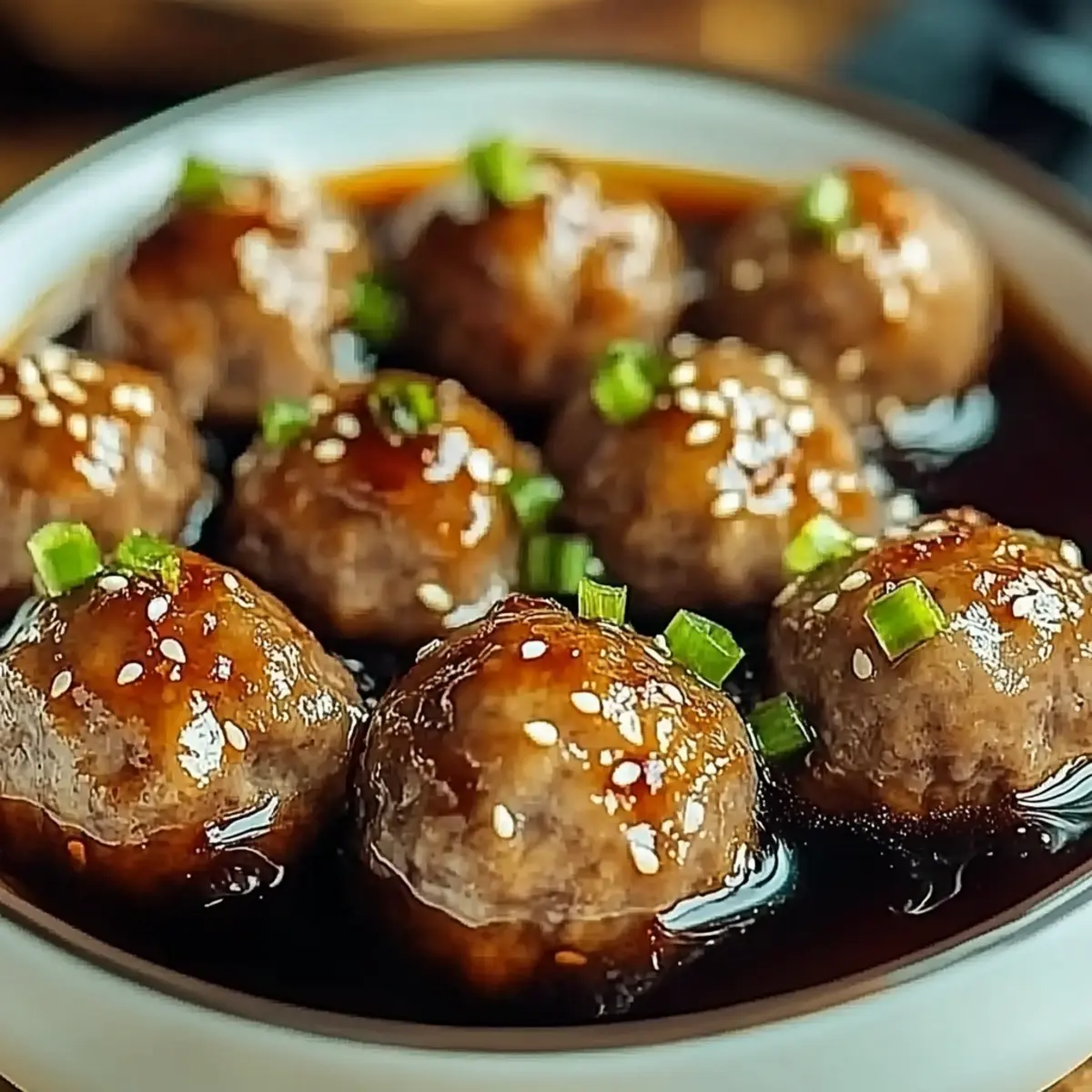 Sweet and Spicy Asian Turkey Meatballs