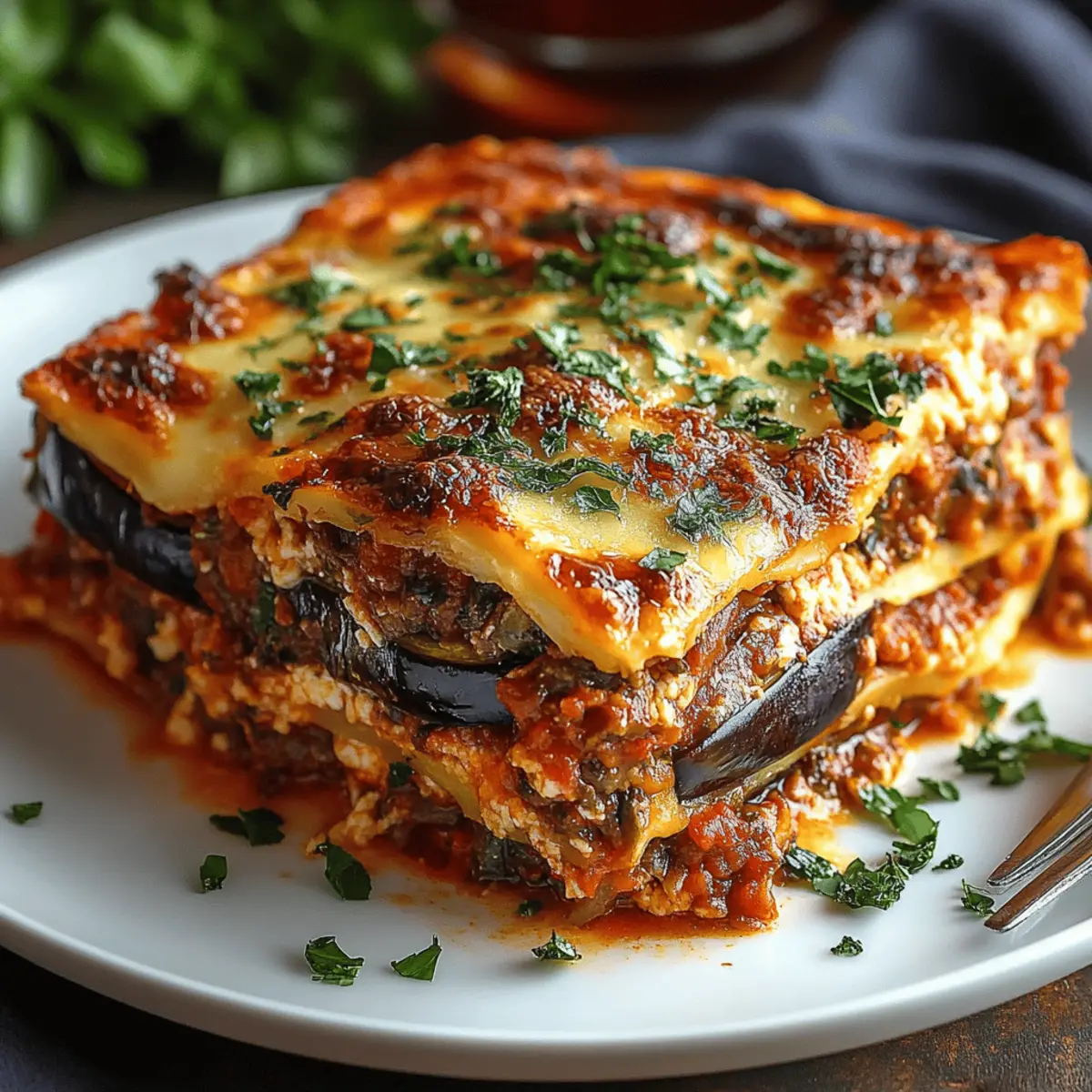 Vegetarian Eggplant Lasagna