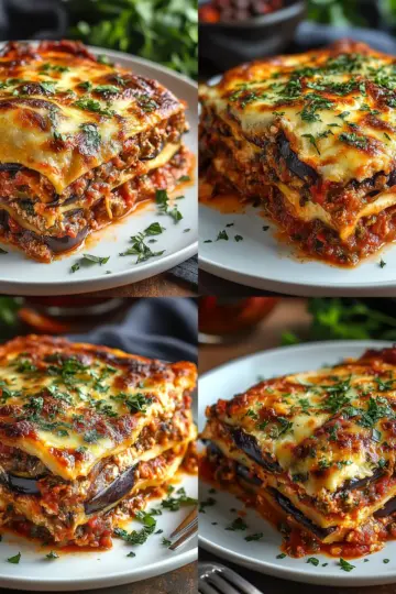 Vegetarian Eggplant Lasagna
