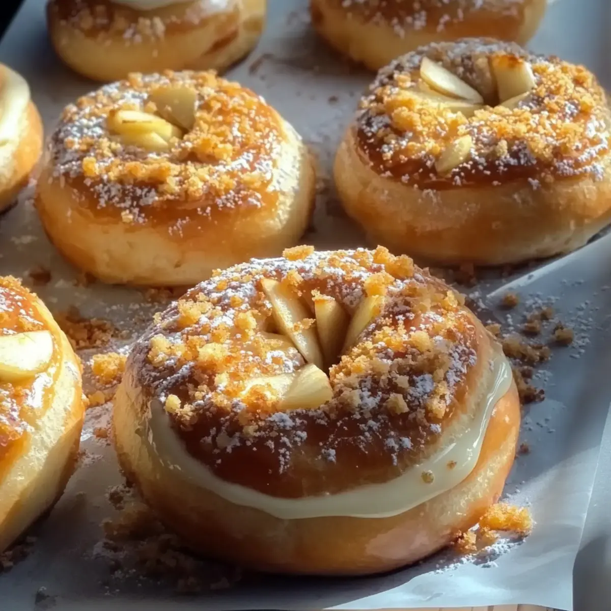 Apple Cheesecake Buns