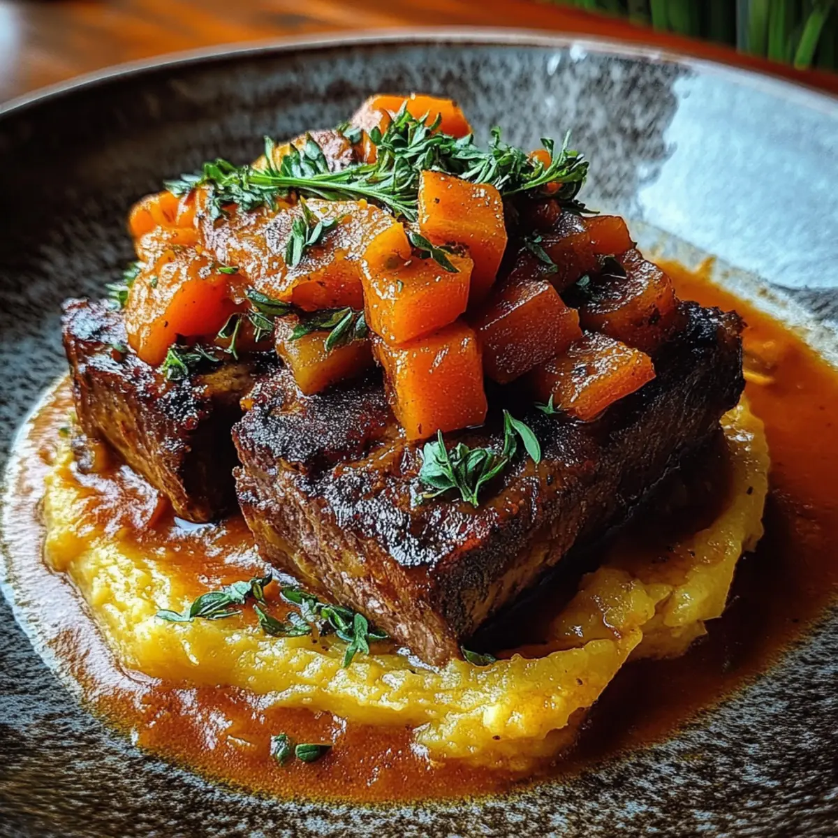 Apple Cider Braised Short Ribs
