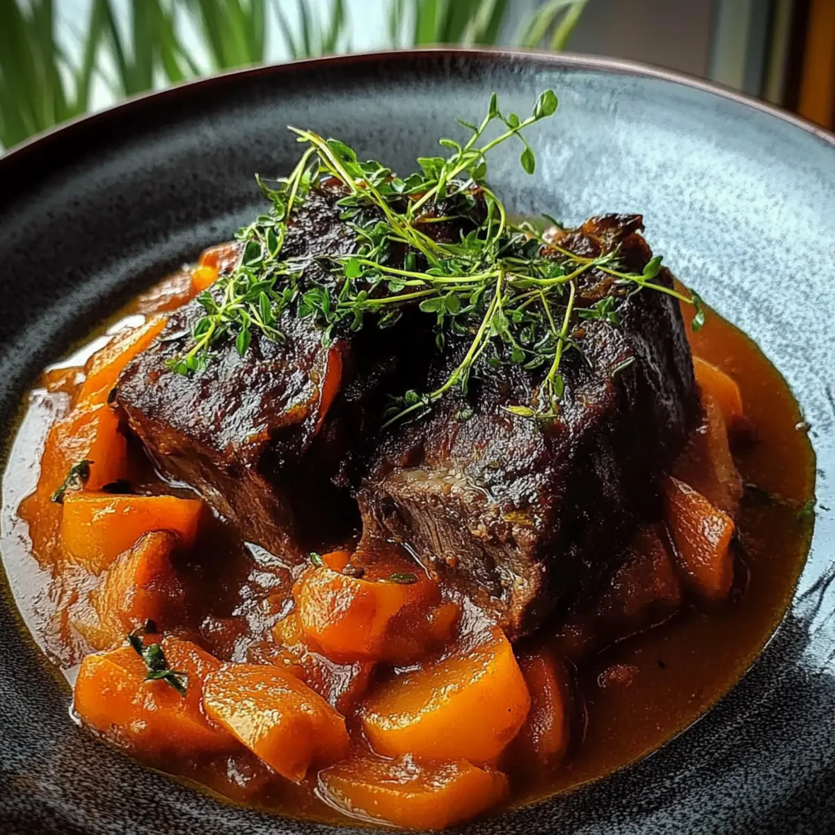 Apple Cider Braised Short Ribs