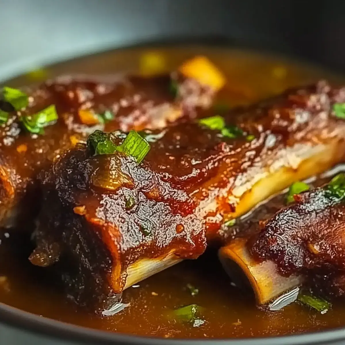 Beef Ribs with Tomato Sauce and Chipotle