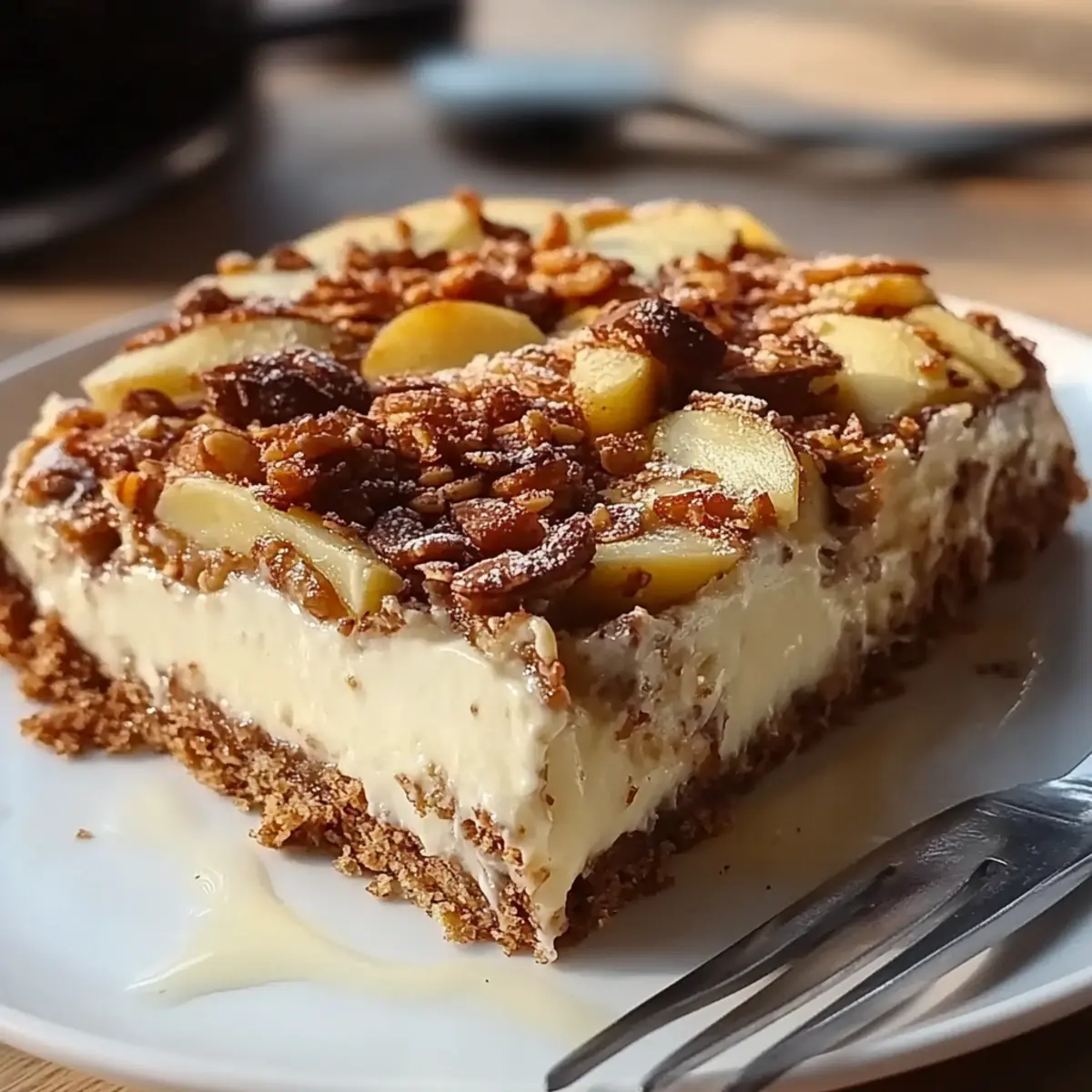 Biscoff Apple Crumble Cheesecake