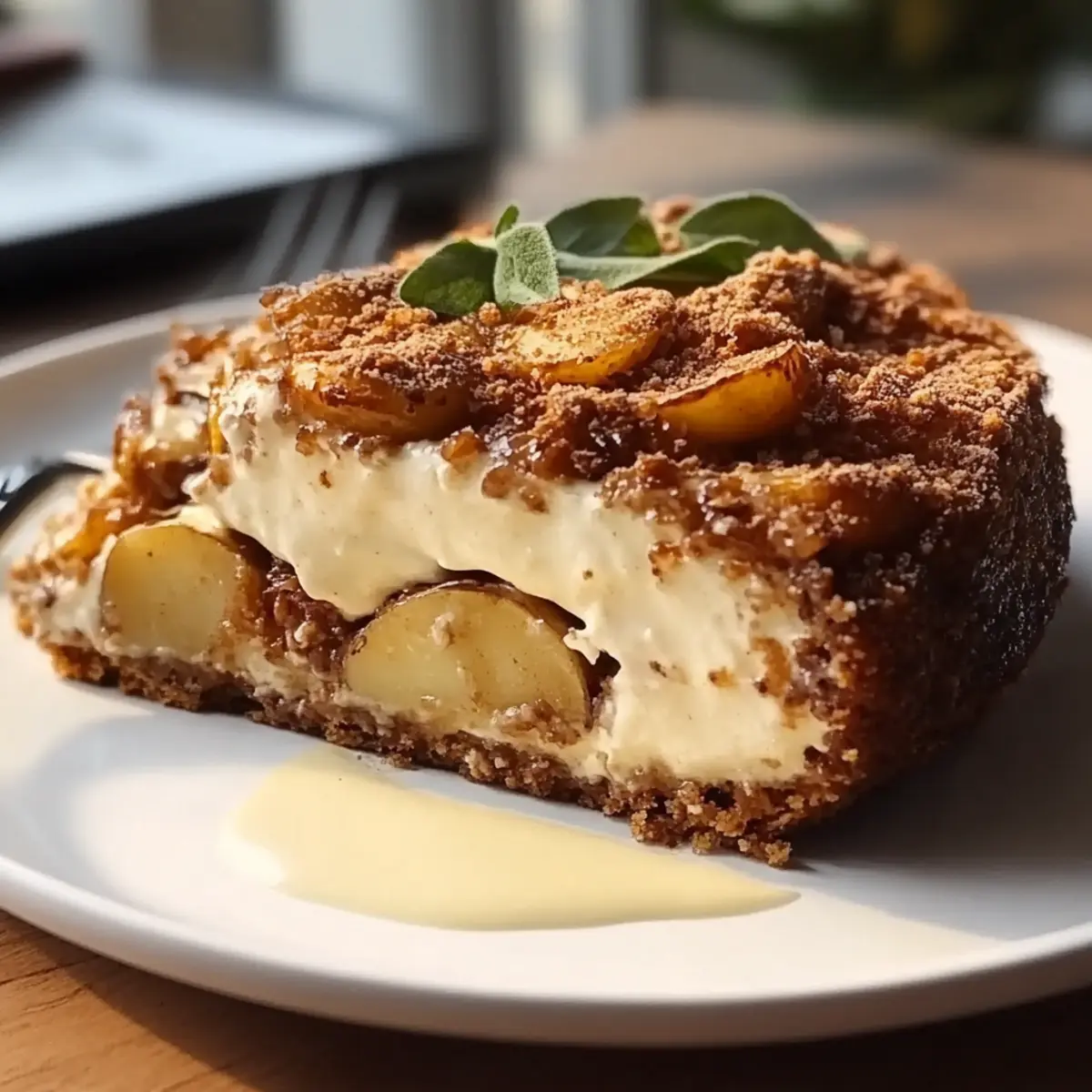 Biscoff Apple Crumble Cheesecake