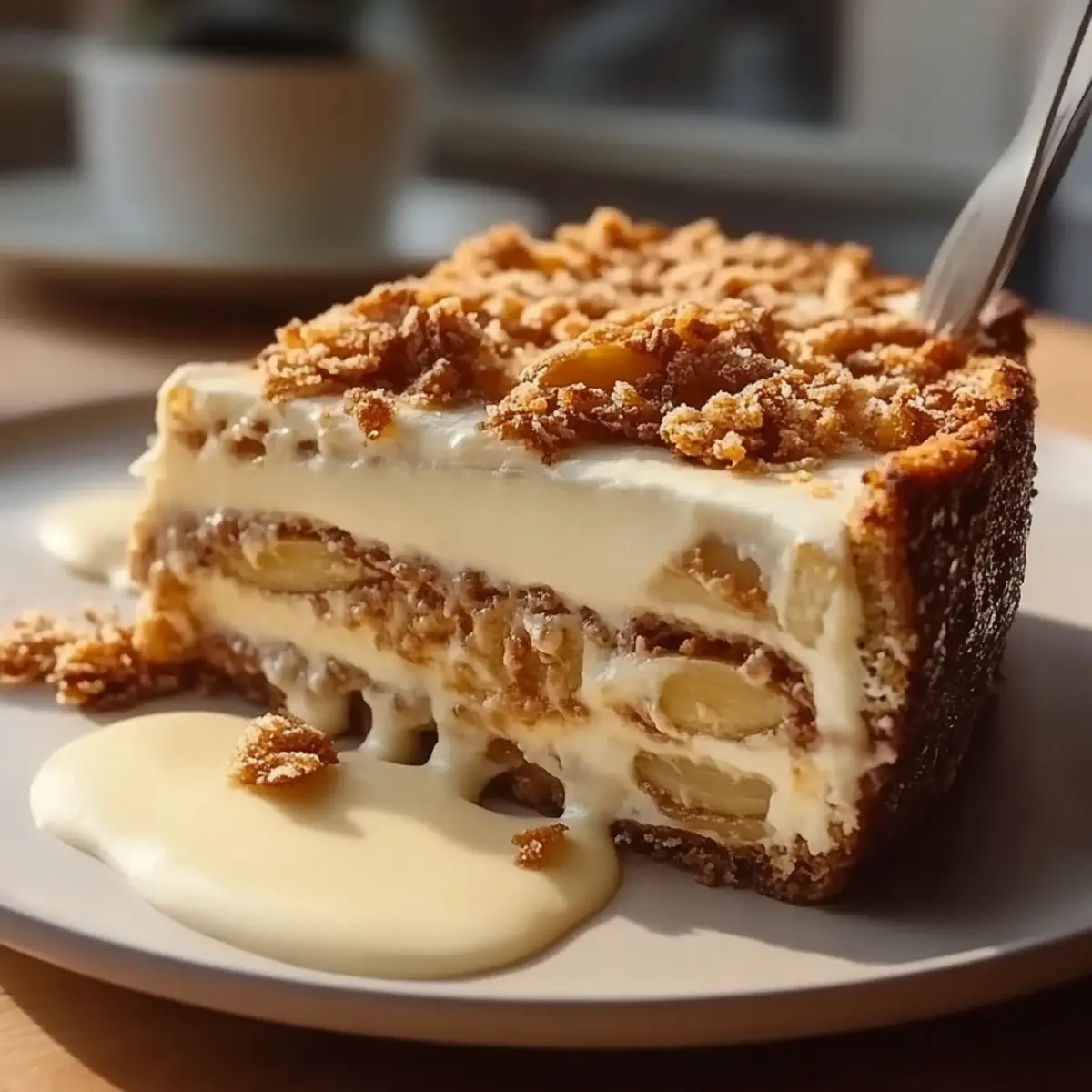 Biscoff Apple Crumble Cheesecake