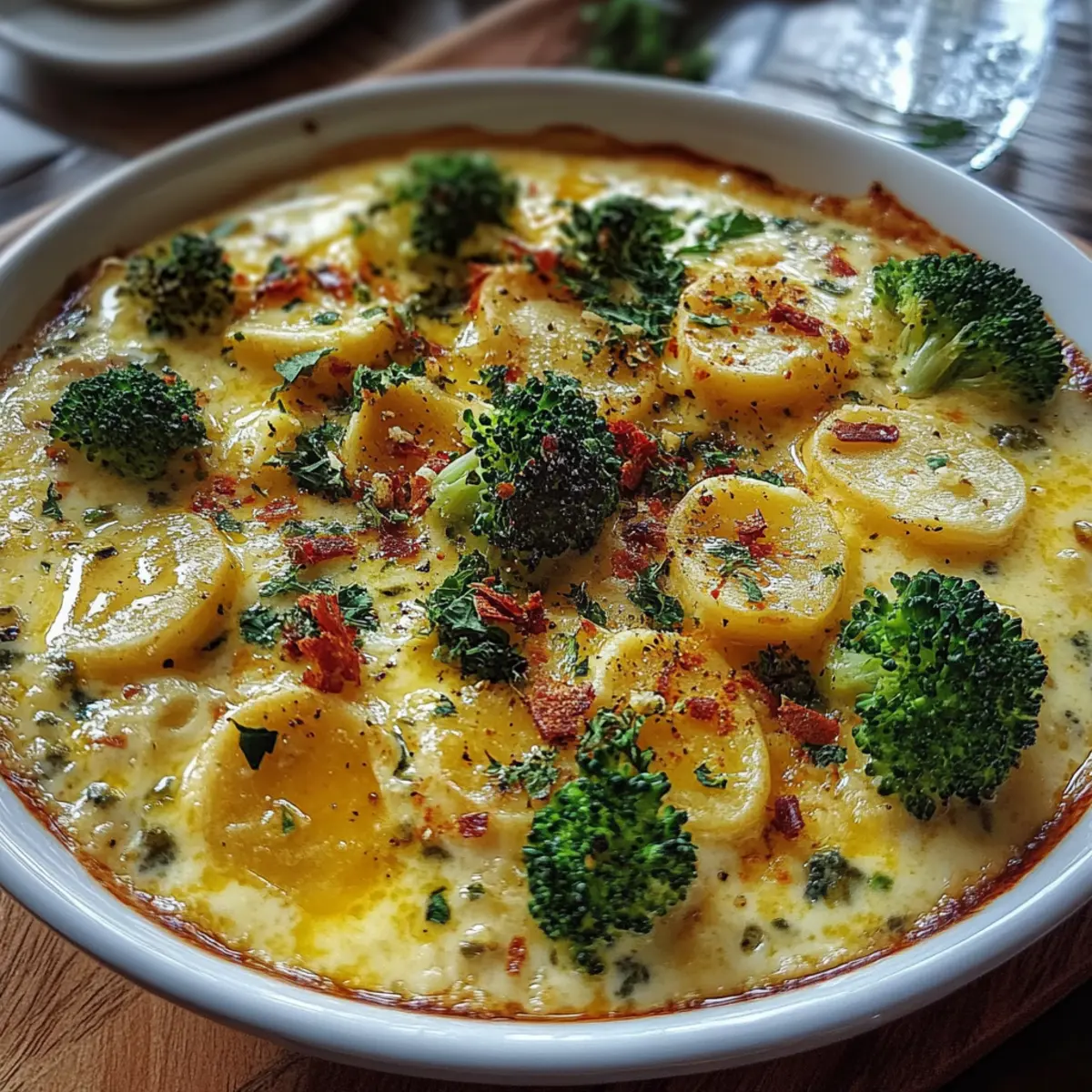 Broccoli Potato Cheese Soup