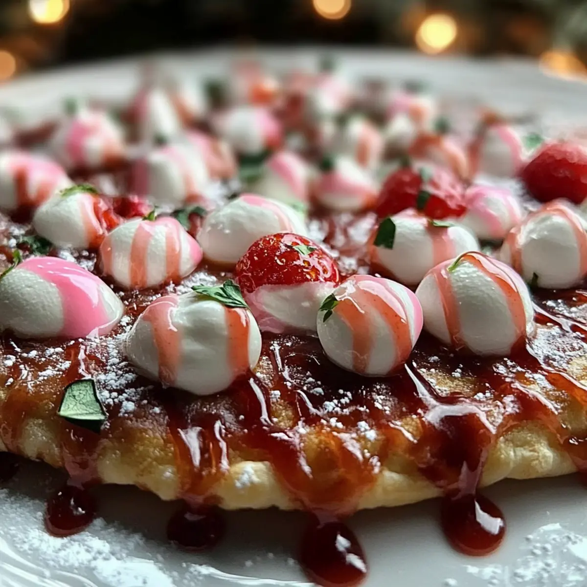 Candy Cane Pizza