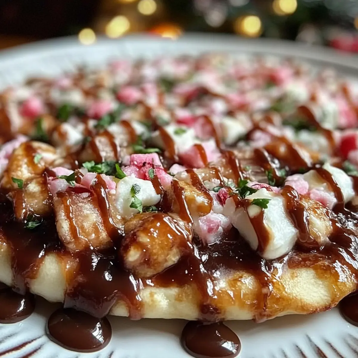 Candy Cane Pizza