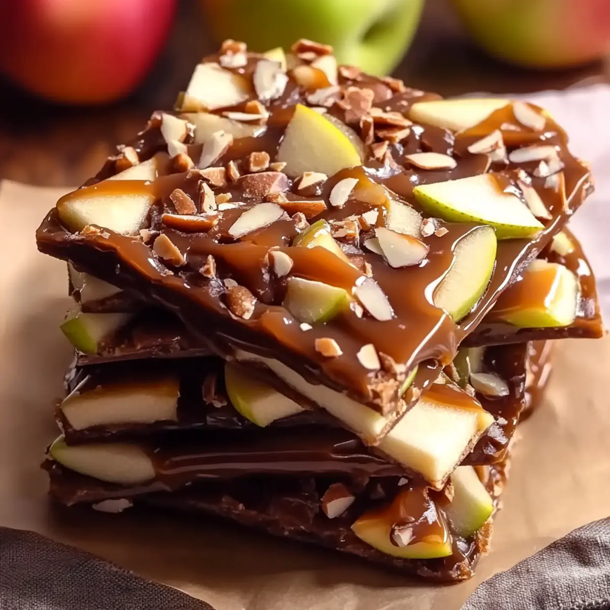 Caramel Apple Bark