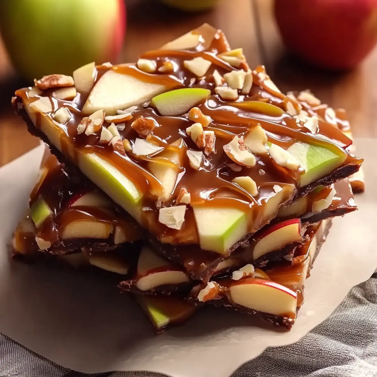 Caramel Apple Bark