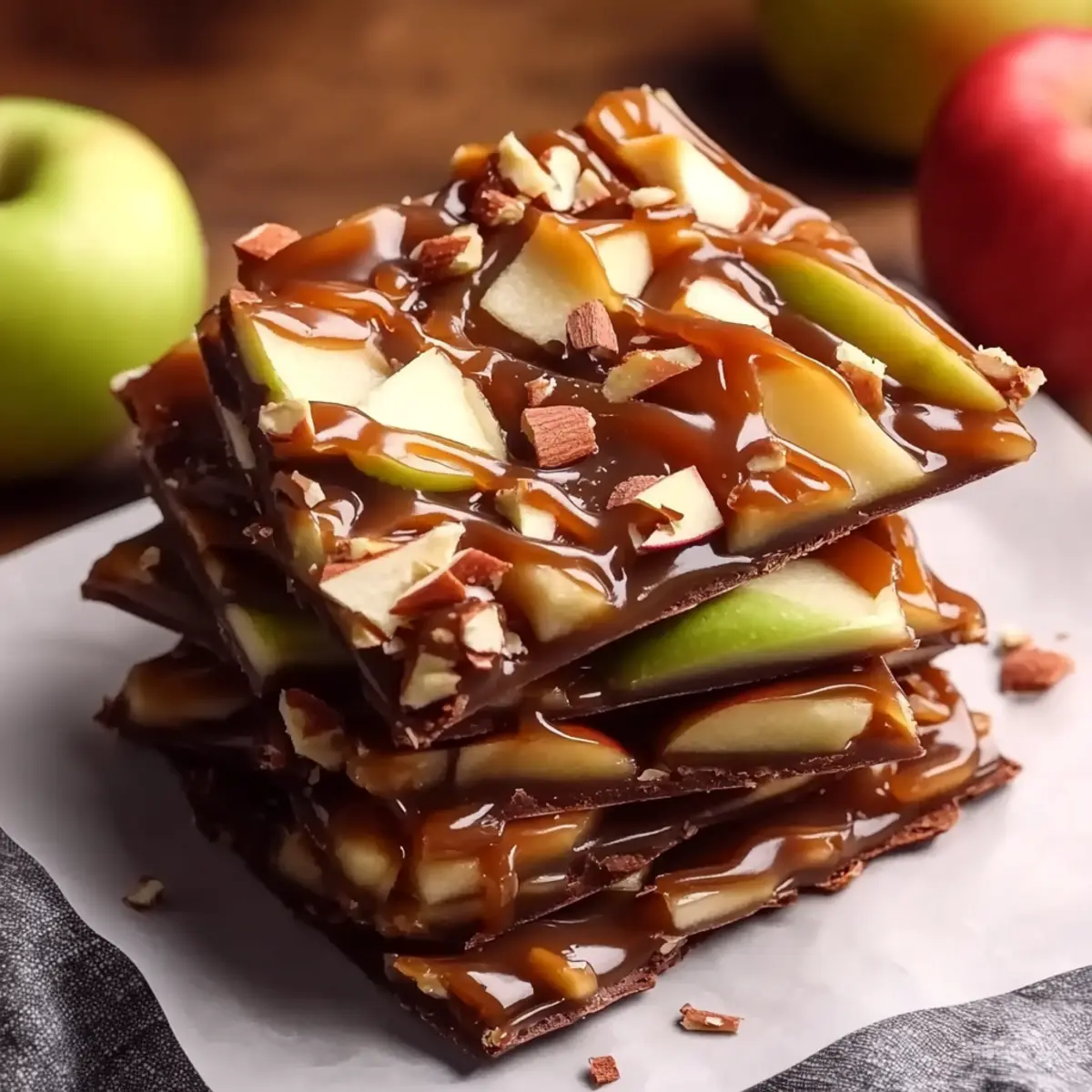 Caramel Apple Bark