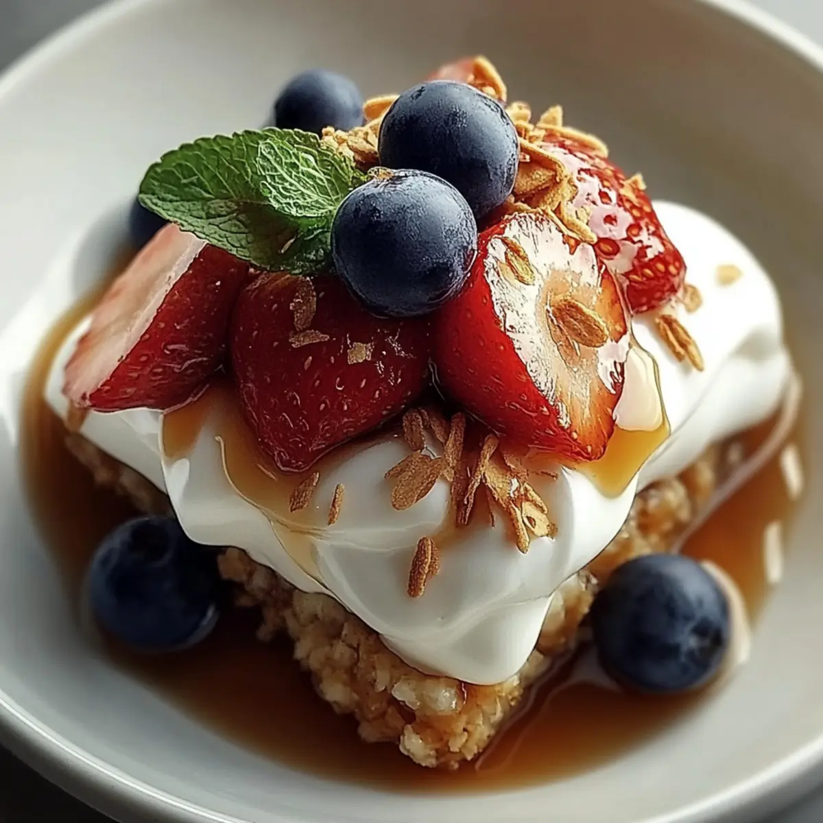 Caramel Crunch Cheesecake Fruit Salad