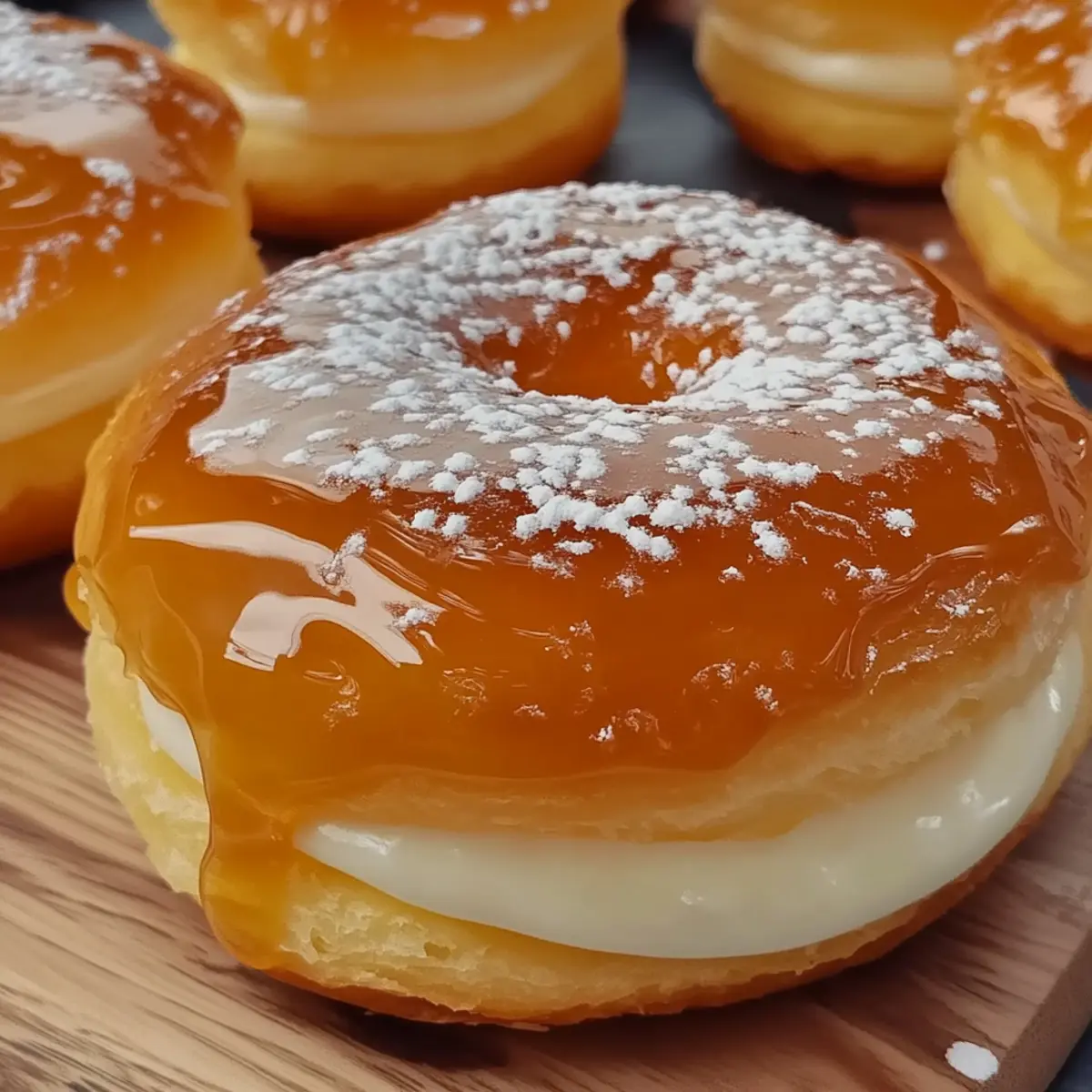 Caramelized Crème Brûlée Donuts