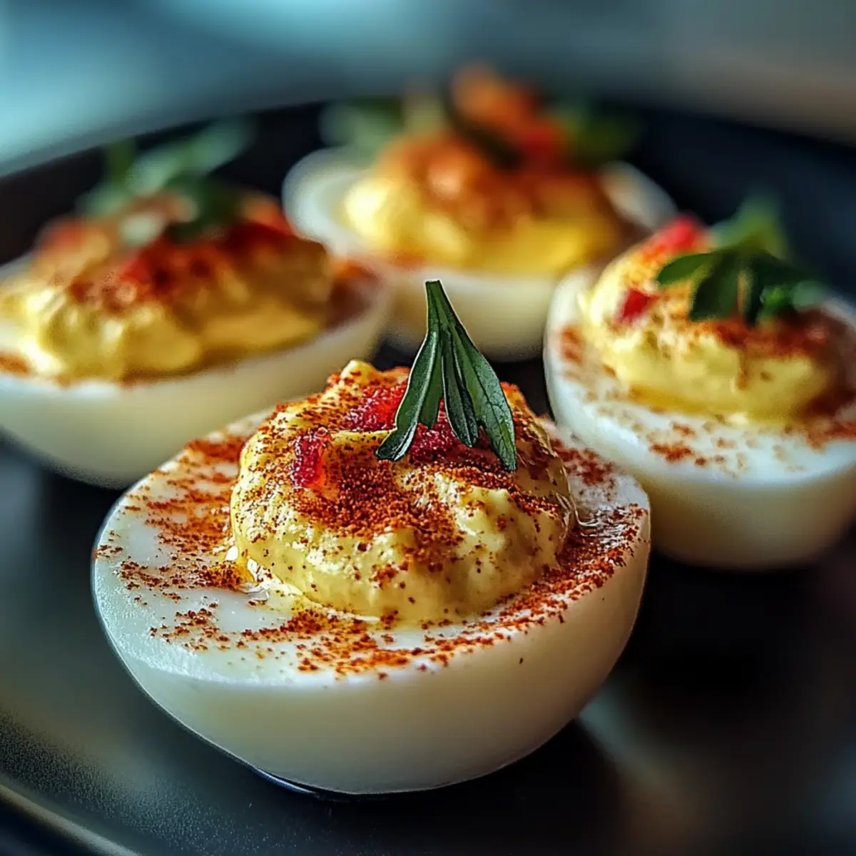 Christmas Deviled Eggs