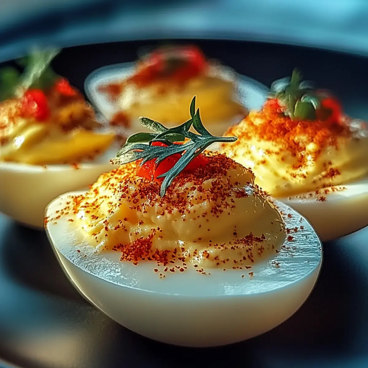 Christmas Deviled Eggs