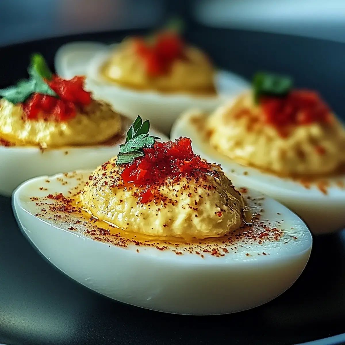 Christmas Deviled Eggs