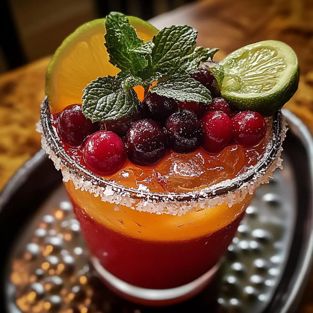 Christmas Mistletoe Margarita