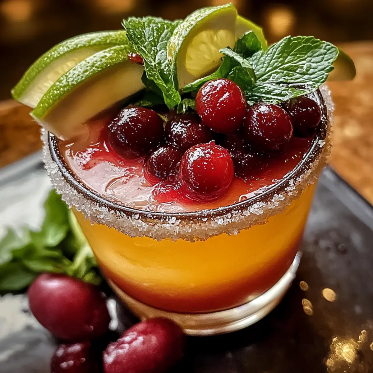 Christmas Mistletoe Margarita