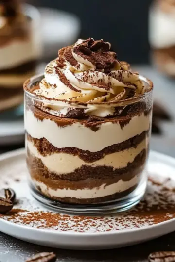 Coffee Protein Tiramisu Cups