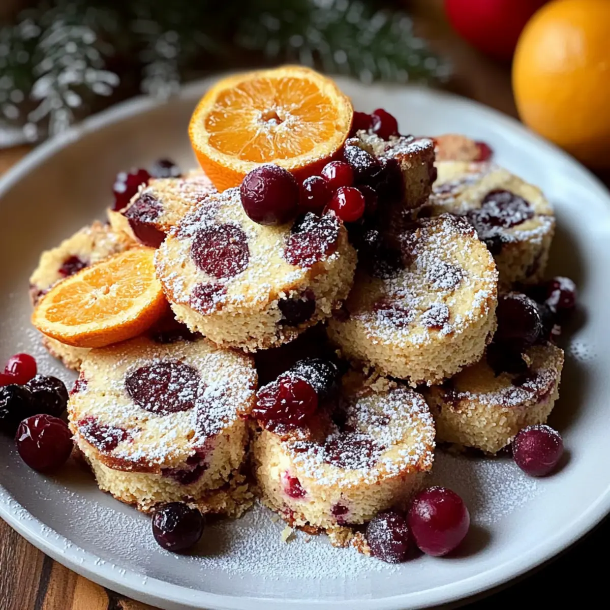 Cozy Cranberry Orange Shortbread