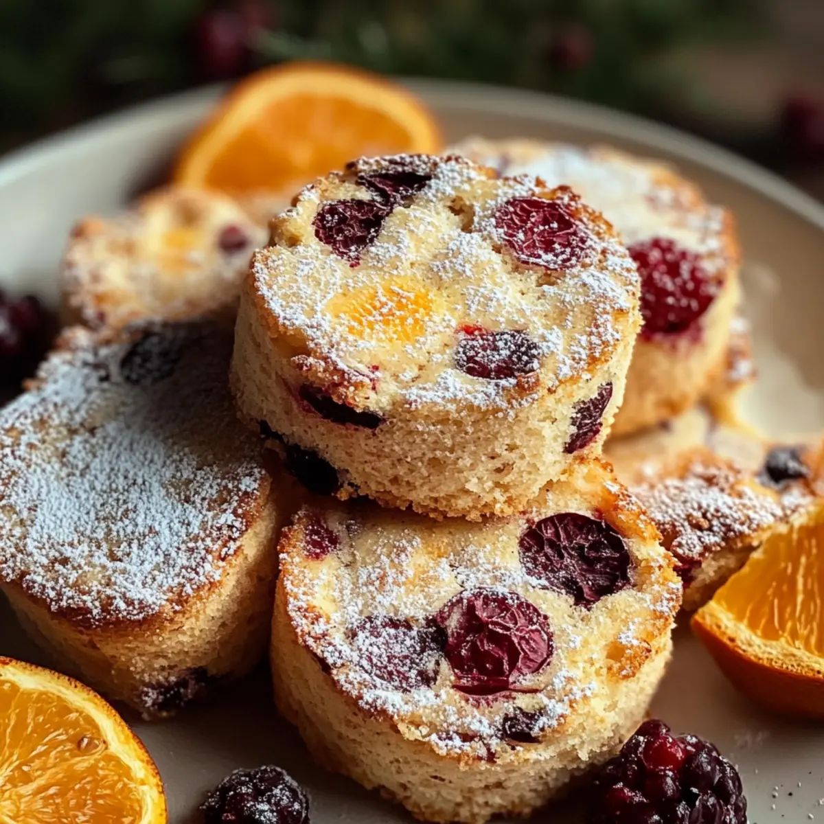 Cozy Cranberry Orange Shortbread