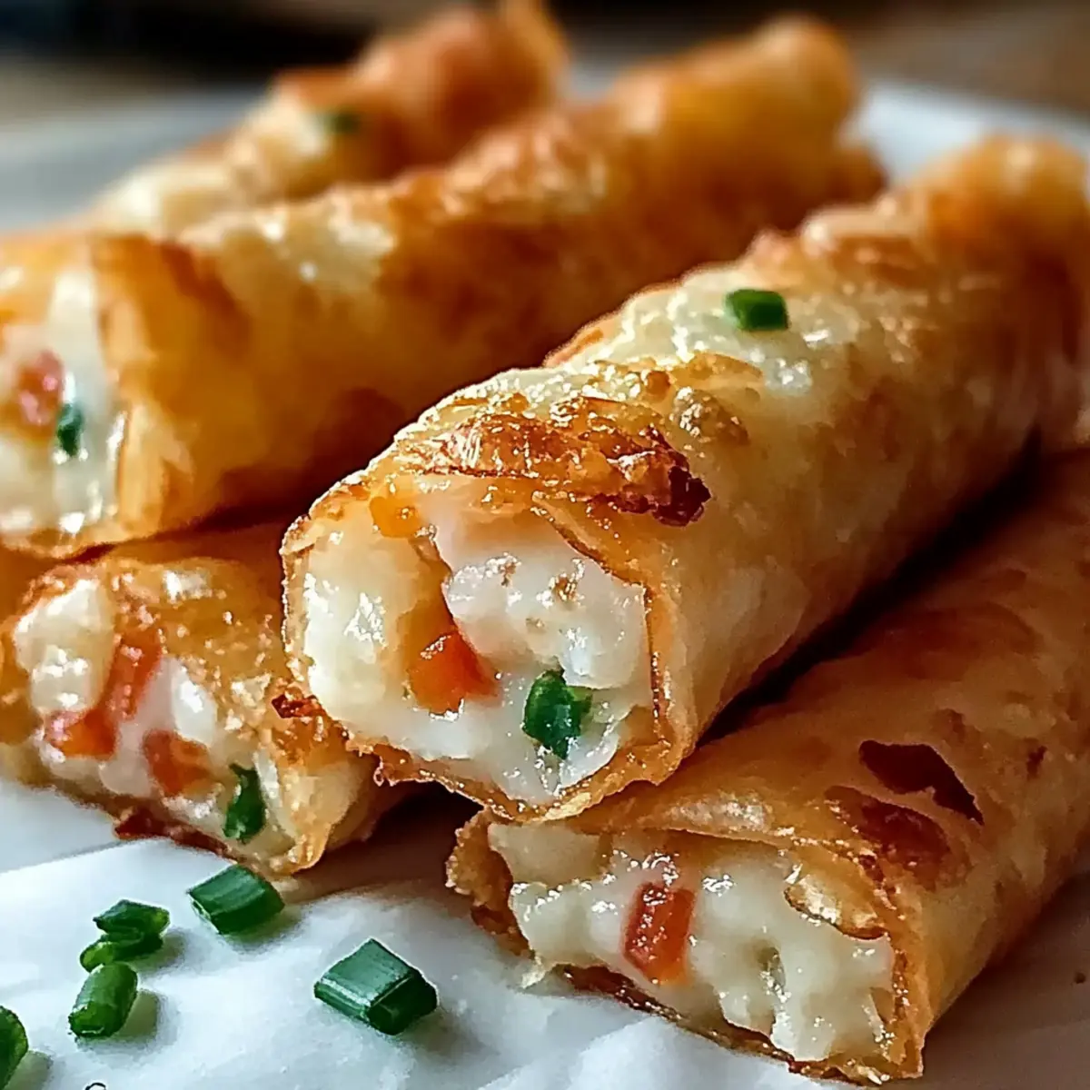 Crab Cake Egg Rolls