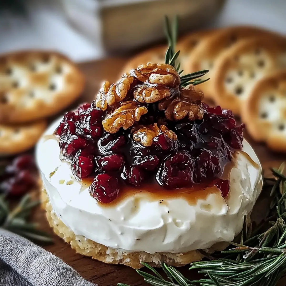 Cranberry Pecan Baked Brie