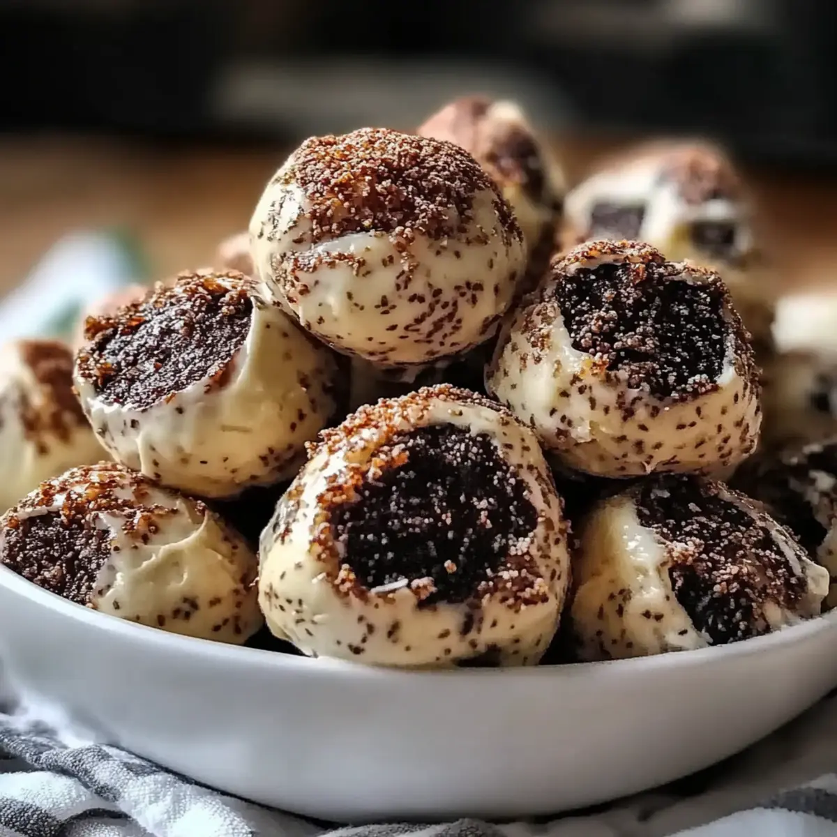 Cream Cheese Oreo Protein Balls