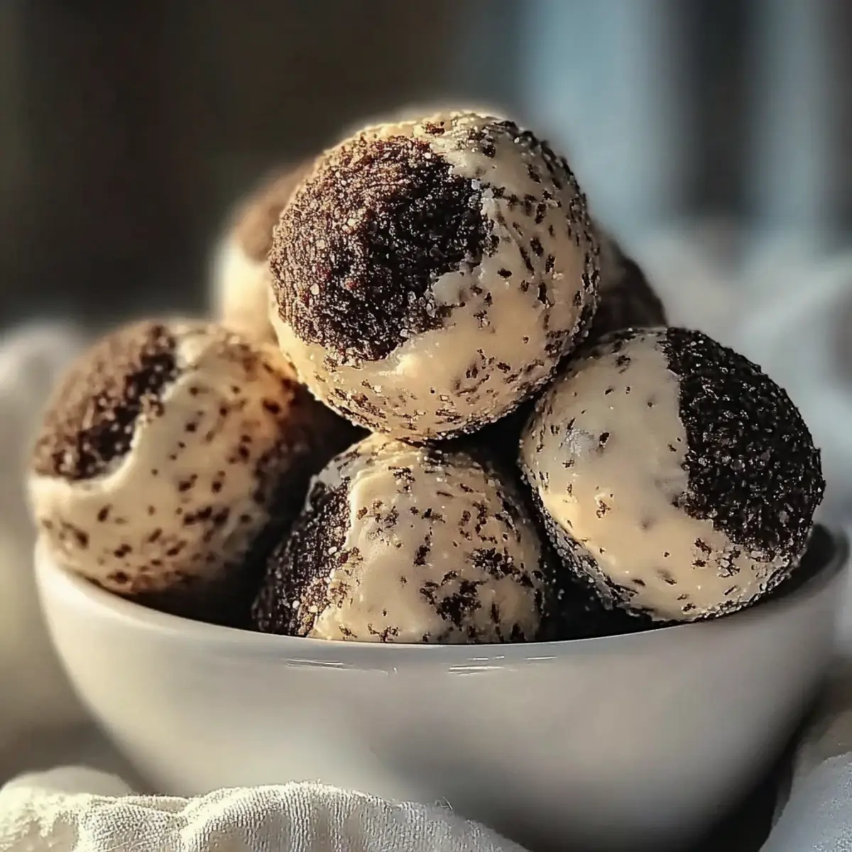 Cream Cheese Oreo Protein Balls
