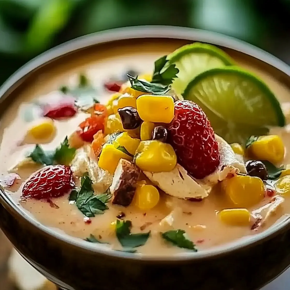 Creamy Chicken Taco Soup