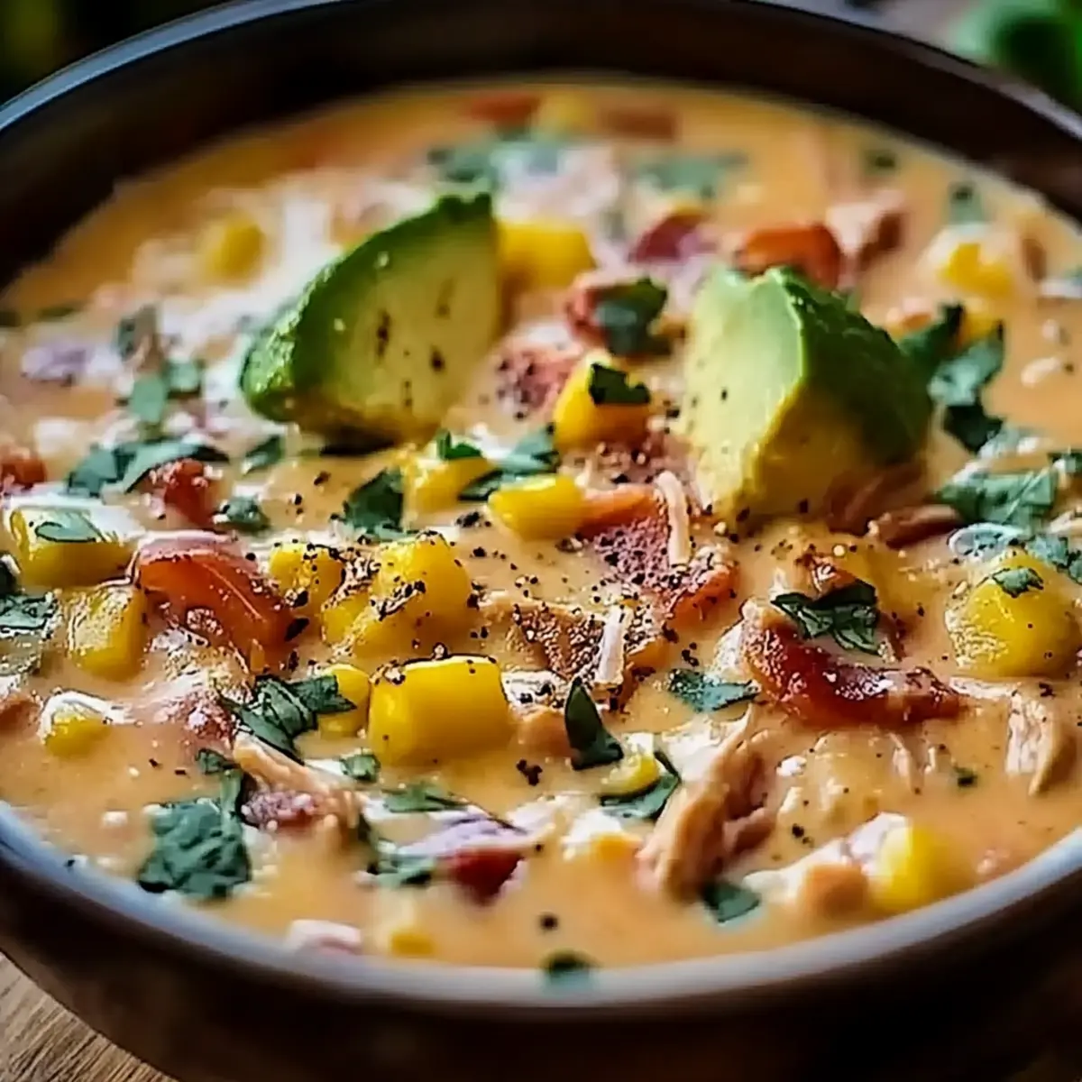 Creamy Chicken Taco Soup