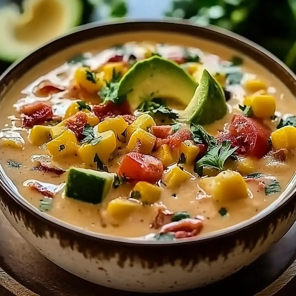 Creamy Chicken Taco Soup