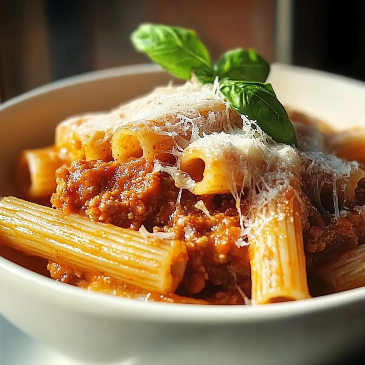 Creamy Spicy Italian Rigatoni