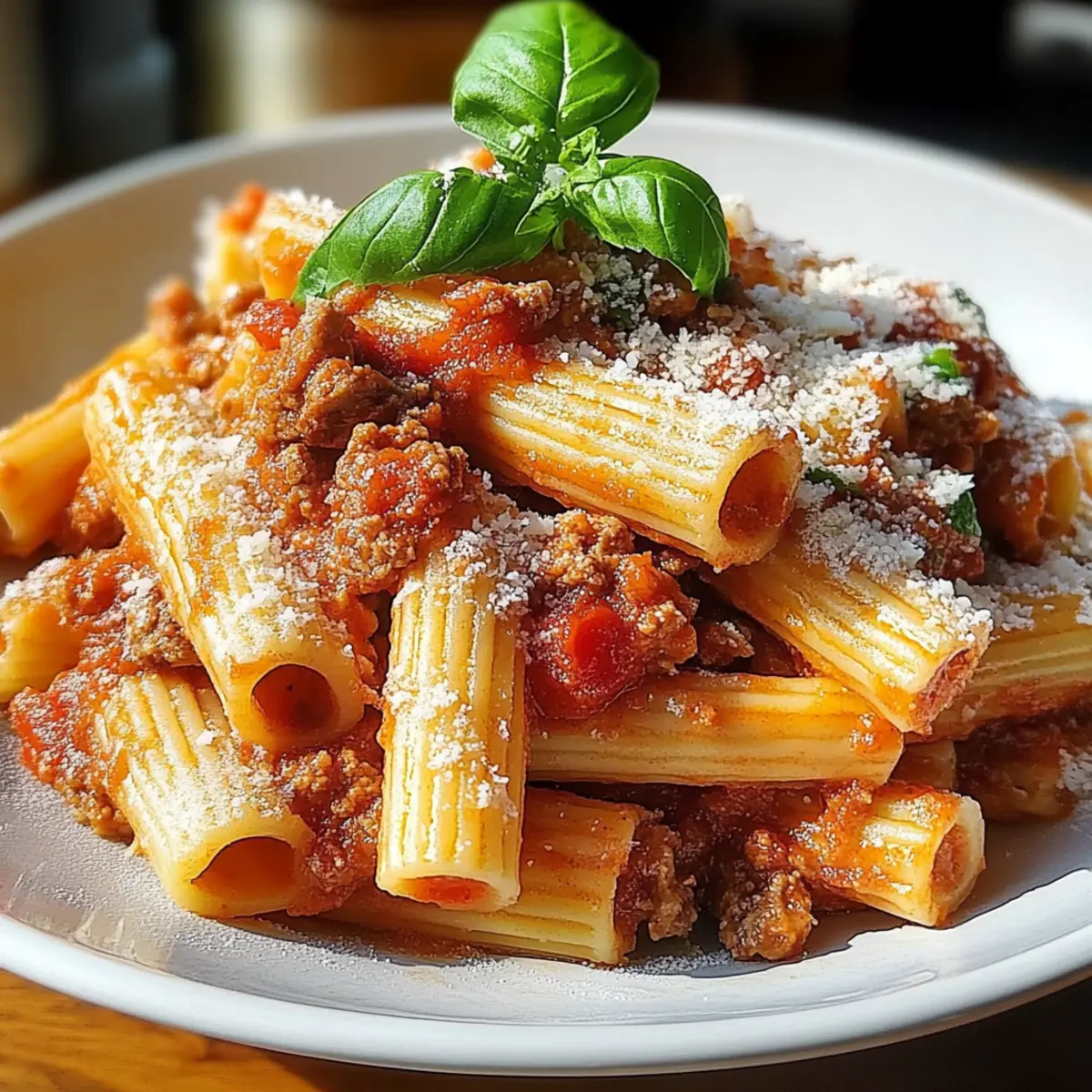 Creamy Spicy Italian Rigatoni
