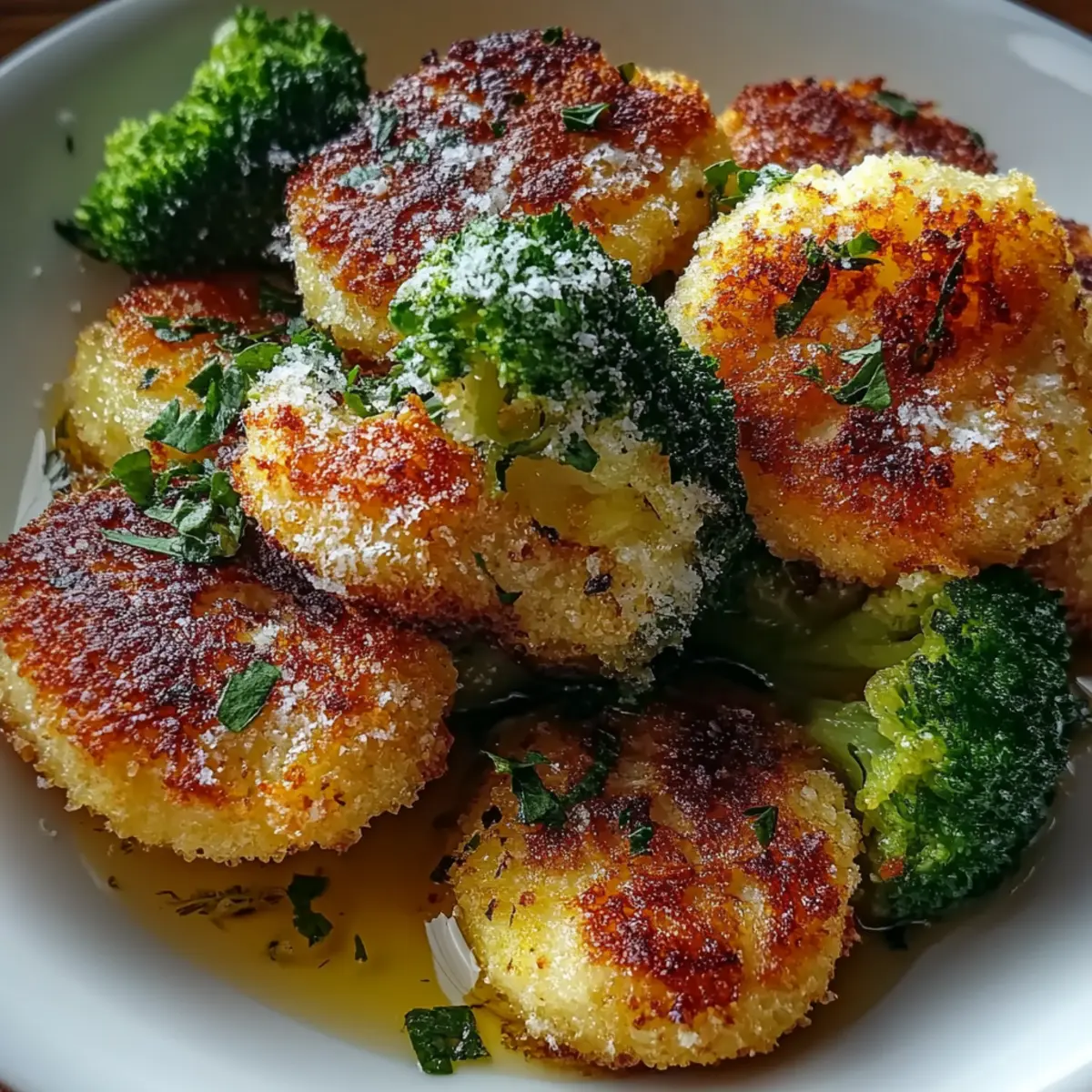 Crispy Broccoli and Potato Bites