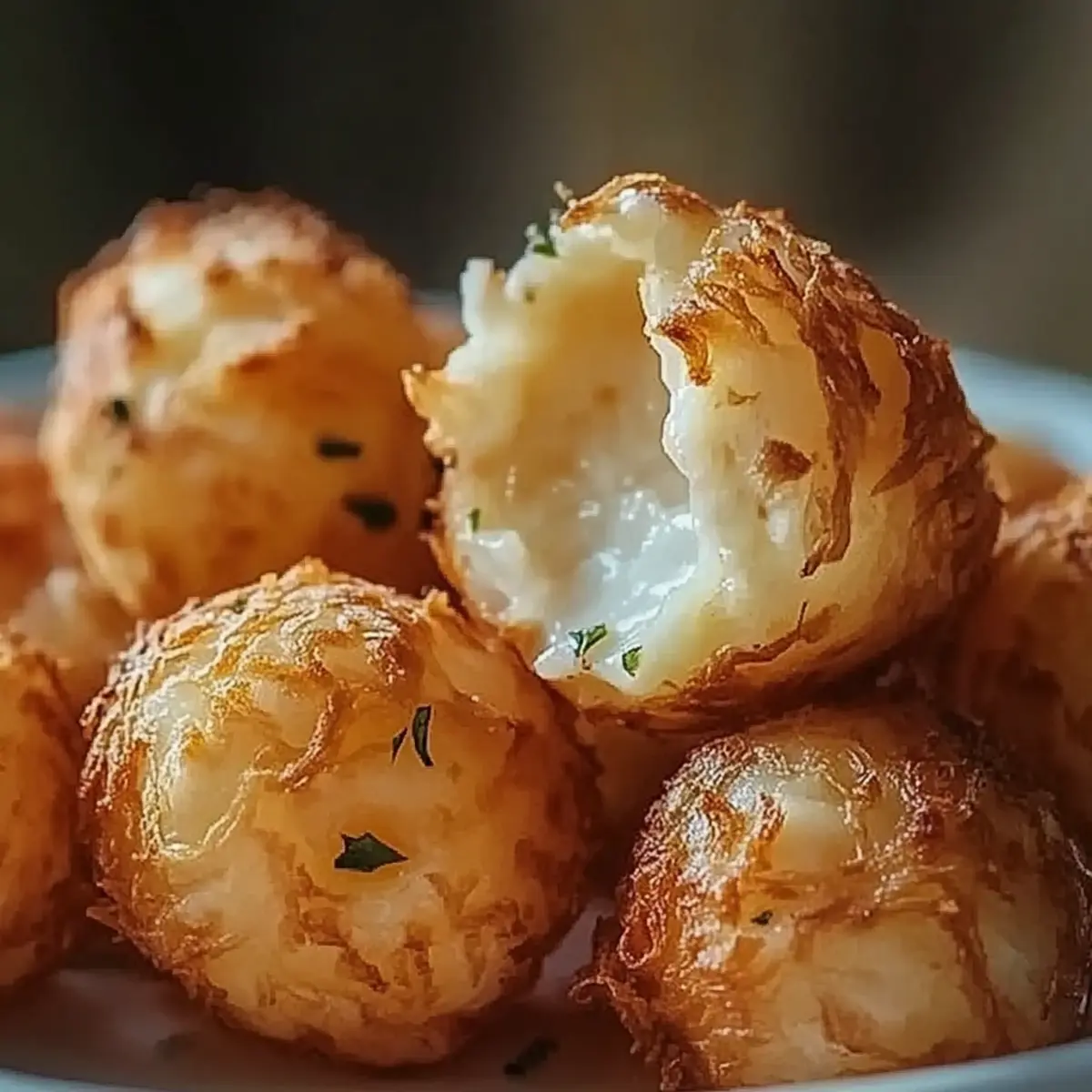 Crispy Mashed Potato Cheese Puffs