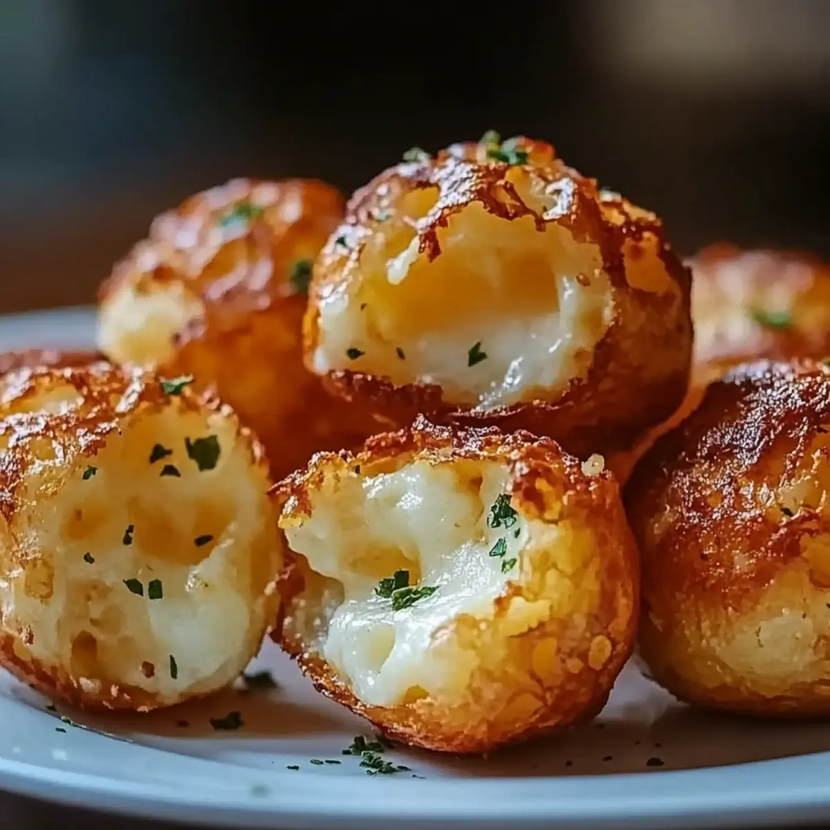 Crispy Mashed Potato Cheese Puffs