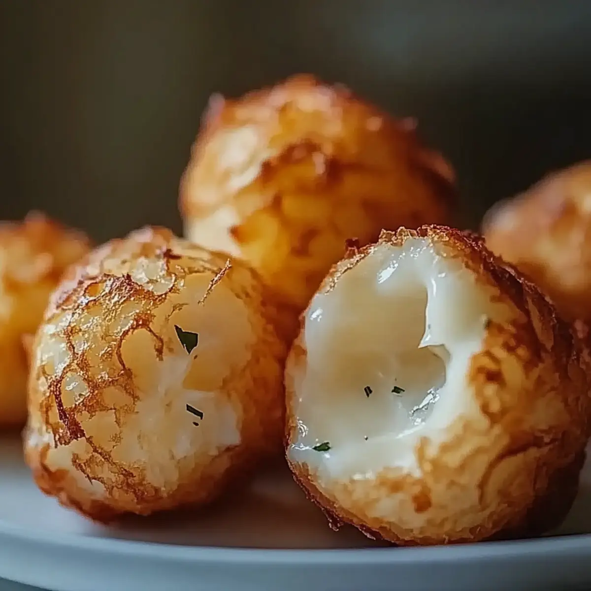 Crispy Mashed Potato Cheese Puffs