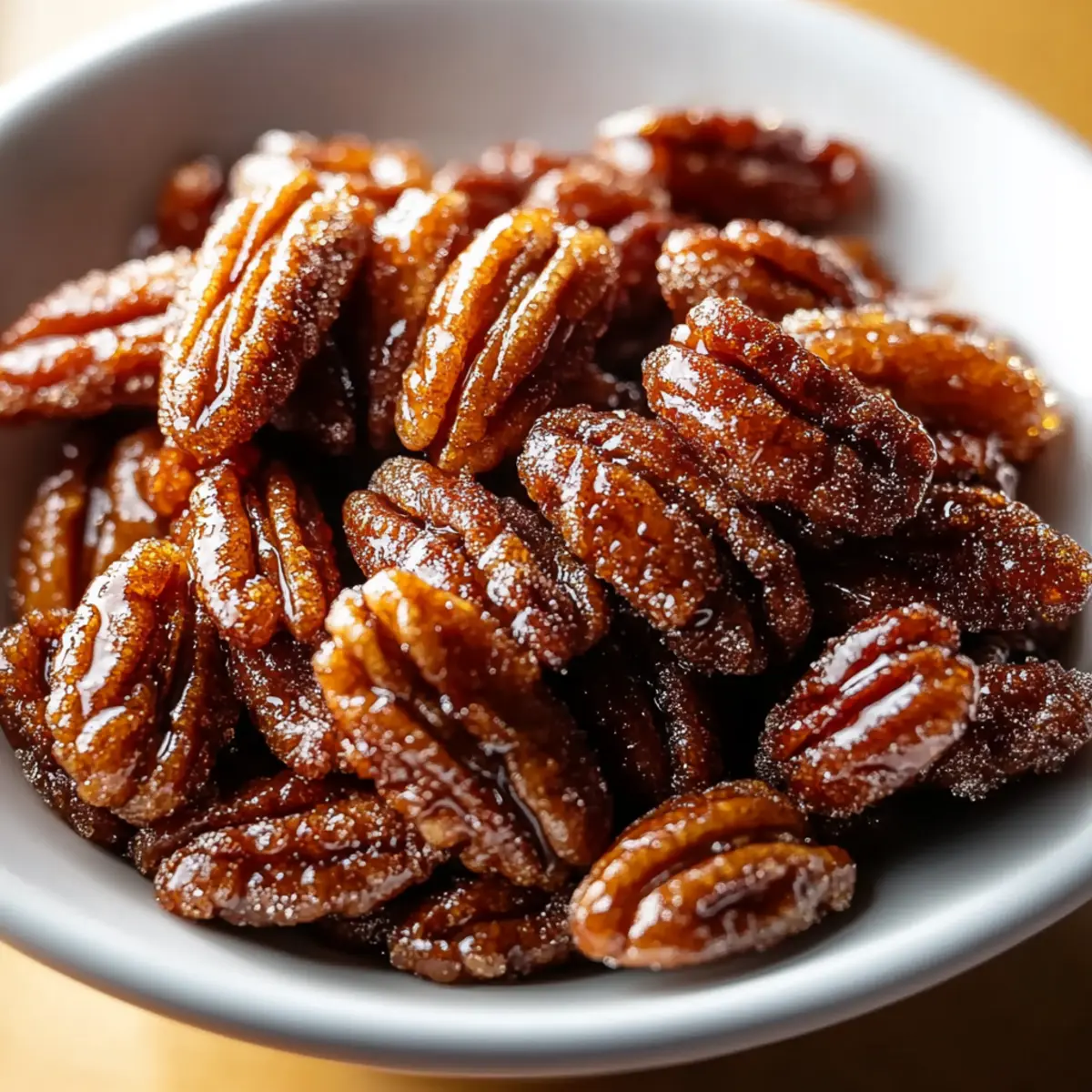 Crockpot Fireball Whisky Candied Pecans