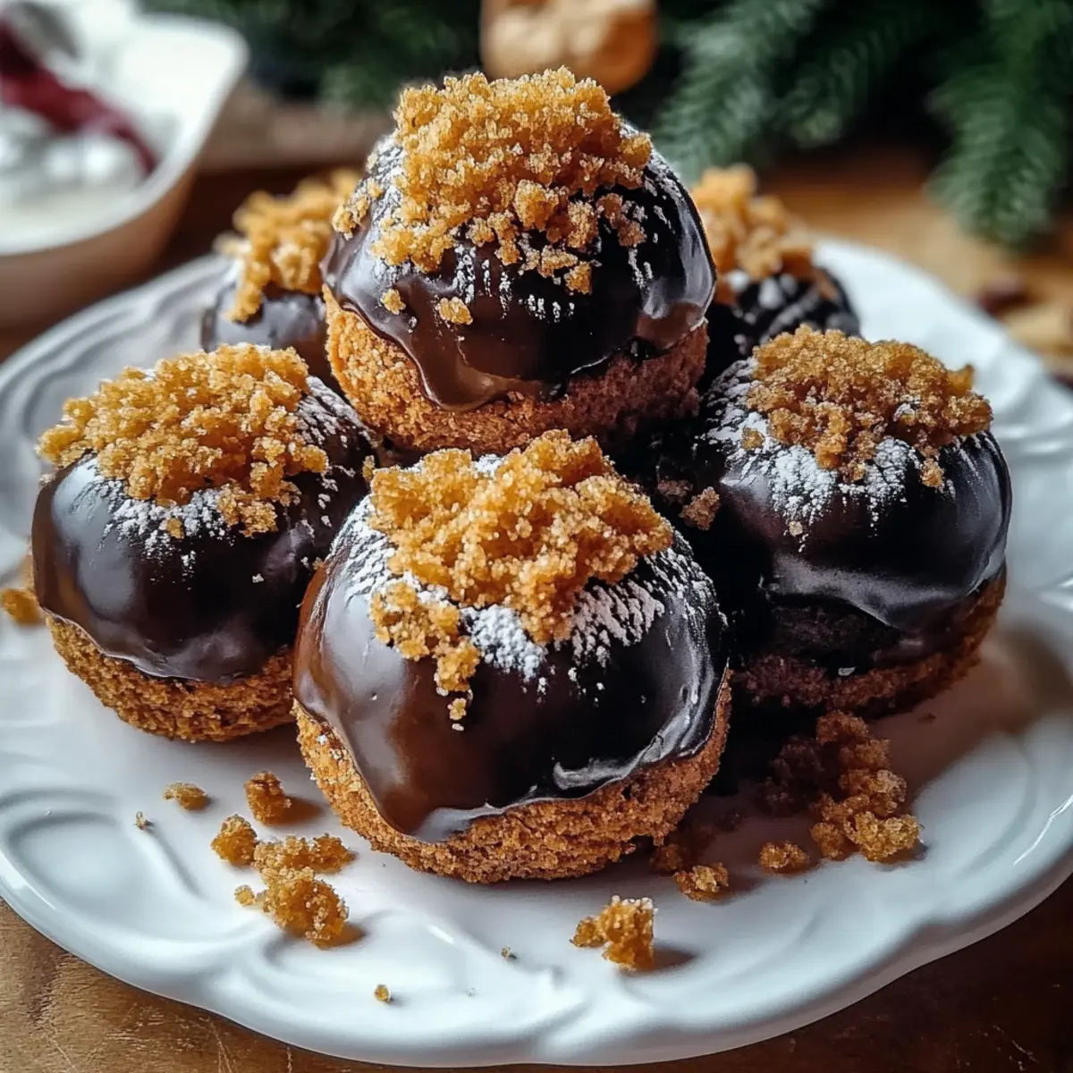 Decadent Spiced Gingerbread Truffles with Creamy Chocolate Coating