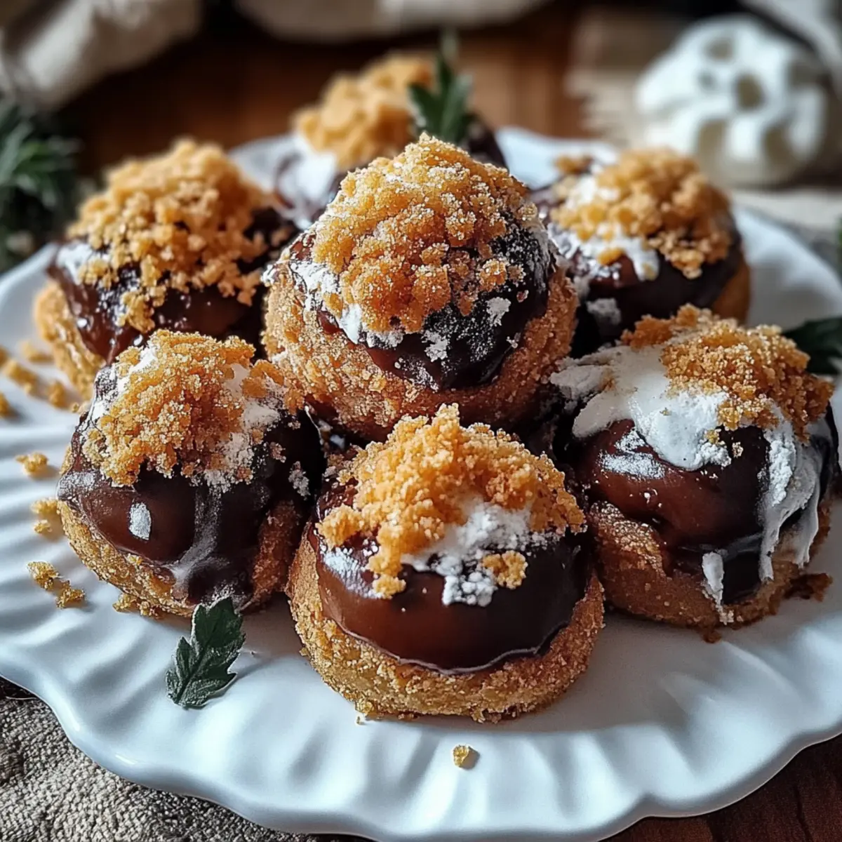 Decadent Spiced Gingerbread Truffles with Creamy Chocolate Coating